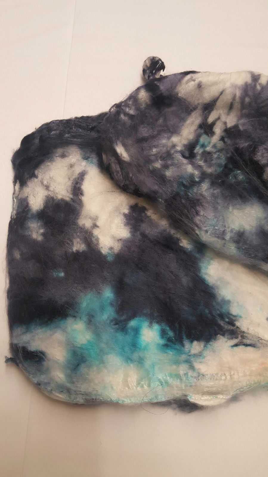 Bewitching Fibers Matawa - Hand-Painted Mulberry Silk Hankie - 20 grams - Cyclone Bewitching Fibers Matawa - Hand-Painted Mulberry Silk Hankie - 20 grams - Cyclone
